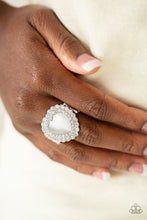 Load image into Gallery viewer, Paparazzi Lovely Luster - White Ring
