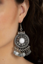 Load image into Gallery viewer, Paparazzi Rural Rhythm - White Earrings
