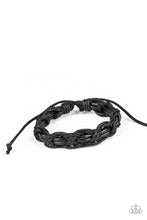 Load image into Gallery viewer, Paparazzi Dont WEAVE Me Hanging - Black Bracelet
