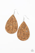 Load image into Gallery viewer, Paparazzi CORK It Over - Silver Earrings
