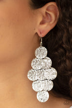 Load image into Gallery viewer, Paparazzi Uptown Edge - Silver Earrings
