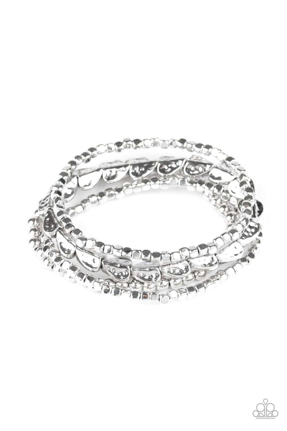 Paparazzi Ancient Heirloom - Silver Bracelet