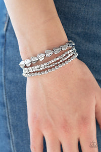 Paparazzi Ancient Heirloom - Silver Bracelet