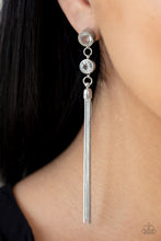 Load image into Gallery viewer, Paparazzi Tassel Twinkle - White Earring
