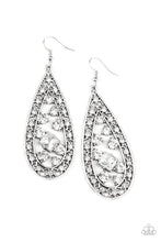 Load image into Gallery viewer, Paparazzi Drop-Dead Dazzle - White Earrings
