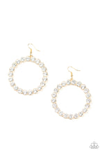 Load image into Gallery viewer, Paparazzi Welcome to the GLAM-boree - Gold Earrings
