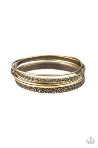 Paparazzi Full Circle - Brass Bracelet