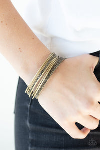 Paparazzi Full Circle - Brass Bracelet