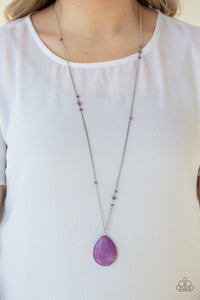Paparazzi Desert Meadow - Purple Necklace
