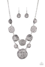 Load image into Gallery viewer, Paparazzi Metallic Patchwork - Silver Necklace
