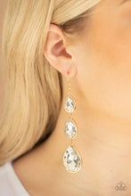 Load image into Gallery viewer, Paparazzi Metro Momentum - Gold Earrings
