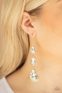 Paparazzi Metro Momentum - Gold Earrings