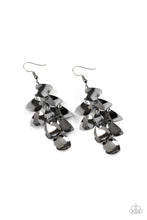 Load image into Gallery viewer, Paparazzi Resplendent Reflection - Black Earring
