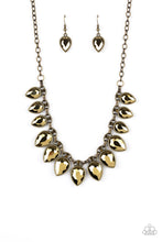 Load image into Gallery viewer, Paparazzi FEARLESS is More - Brass Necklace
