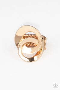 Paparazzi Pro Top Spin - Gold Ring