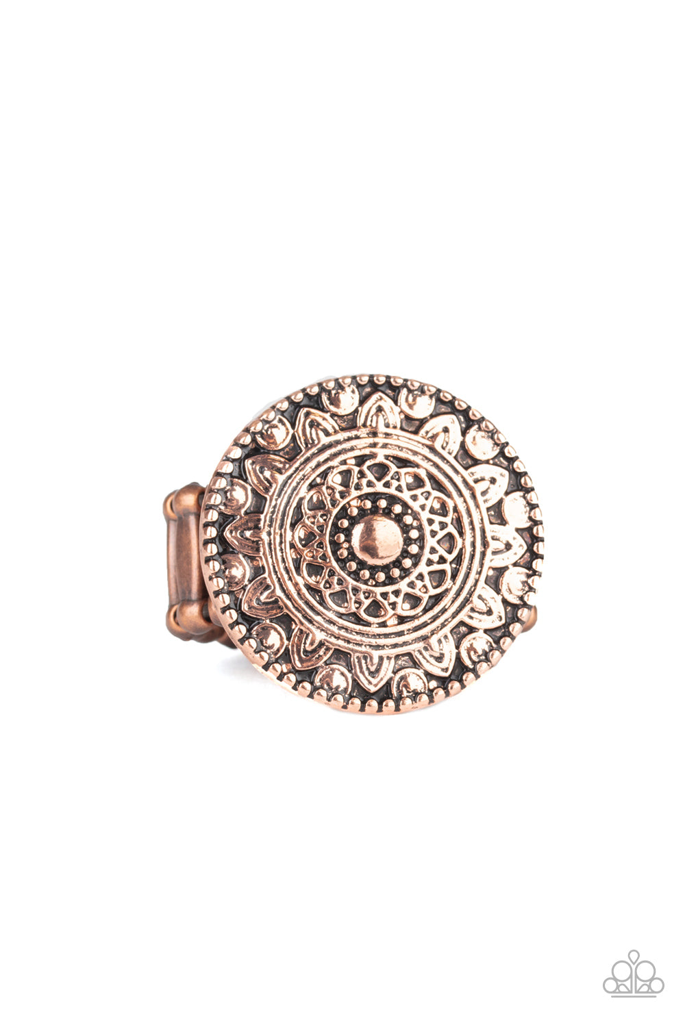 Paparazzi One in a MEDALLION - Copper Ring