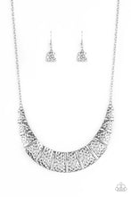 Load image into Gallery viewer, Paparazzi Metallic Mechanics - Silver Necklace
