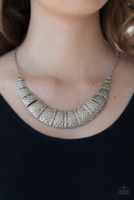 Load image into Gallery viewer, Paparazzi Metallic Mechanics - Silver Necklace
