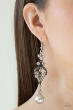 Load image into Gallery viewer, Paparazzi Elegantly Extravagant - Silver Earrings
