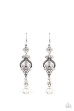 Load image into Gallery viewer, Paparazzi Elegantly Extravagant - White Earrings
