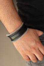 Load image into Gallery viewer, Paparazzi Got Grit? - Black Men&#39;s Bracelet
