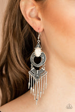 Load image into Gallery viewer, Paparazzi Southern Spearhead - White Earrings
