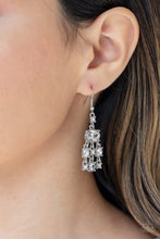 Load image into Gallery viewer, Paparazzi Demurely Devine - White Earrings
