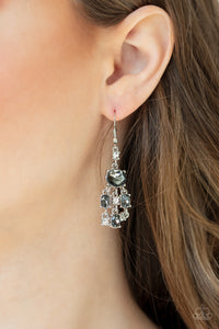 Paparazzi Demurely Divine - Silver Earrings