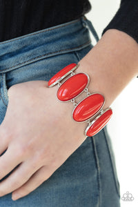 Paparazzi Power Pop - Red Bracelet