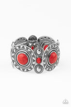 Load image into Gallery viewer, Paparazzi Sunny Salutations - Red Bracelet
