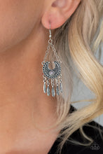 Load image into Gallery viewer, Paparazzi Fabulously Feathered - Silver Earrings
