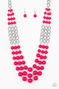 Paparazzi A La Vogue - Pink Necklace