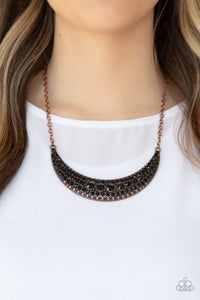 Paparazzi Moon Child Magic - Copper Necklace