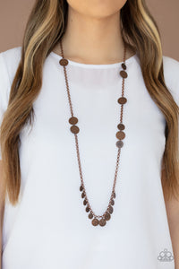 Paparazzi Trailblazing Trinket - Copper Necklace