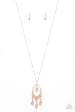 Load image into Gallery viewer, Paparazzi Royal Iridescence - Rose Gold Necklace
