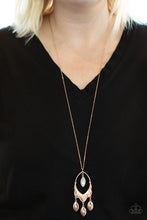 Load image into Gallery viewer, Paparazzi Royal Iridescence - Rose Gold Necklace

