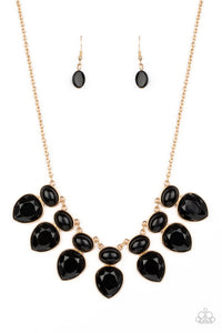 Paparazzi Modern Masquerade - Black Necklace