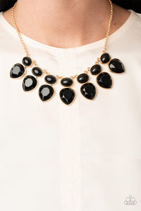 Paparazzi Modern Masquerade - Black Necklace