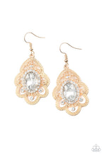 Load image into Gallery viewer, Paparazzi Reign Supreme - Gold Earrings
