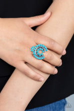 Load image into Gallery viewer, Paparazzi Trendy Talisman - Blue Ring
