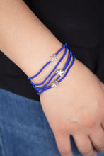 Load image into Gallery viewer, Paparazzi Pretty Patriotic - Blue Bracelet
