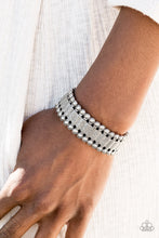 Load image into Gallery viewer, Paparazzi Rustic Rhythm - Silver Bracelet
