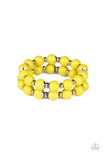 Load image into Gallery viewer, Paparazzi Bubble Blast Off - Yellow Bracelet
