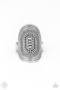 Paparazzi Dotted Decor - Silver Ring