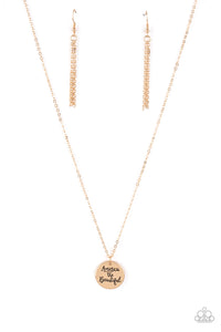 Paparazzi America The Beautiful - Gold Necklace