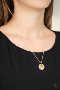 Paparazzi Freedom Isnt Free - Gold Necklace