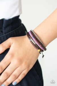 Paparazzi Wander-Struck - Brown Bracelet