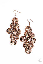Load image into Gallery viewer, Paparazzi Star Spangled Shine - Copper Earrings
