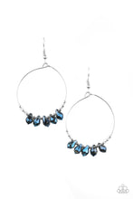 Load image into Gallery viewer, Holographic Hoops - Blue
