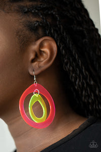 Paparazzi Show Your True NEONS - Multi Earrings